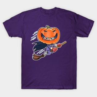 Kitty The Witch Halloween T-Shirt